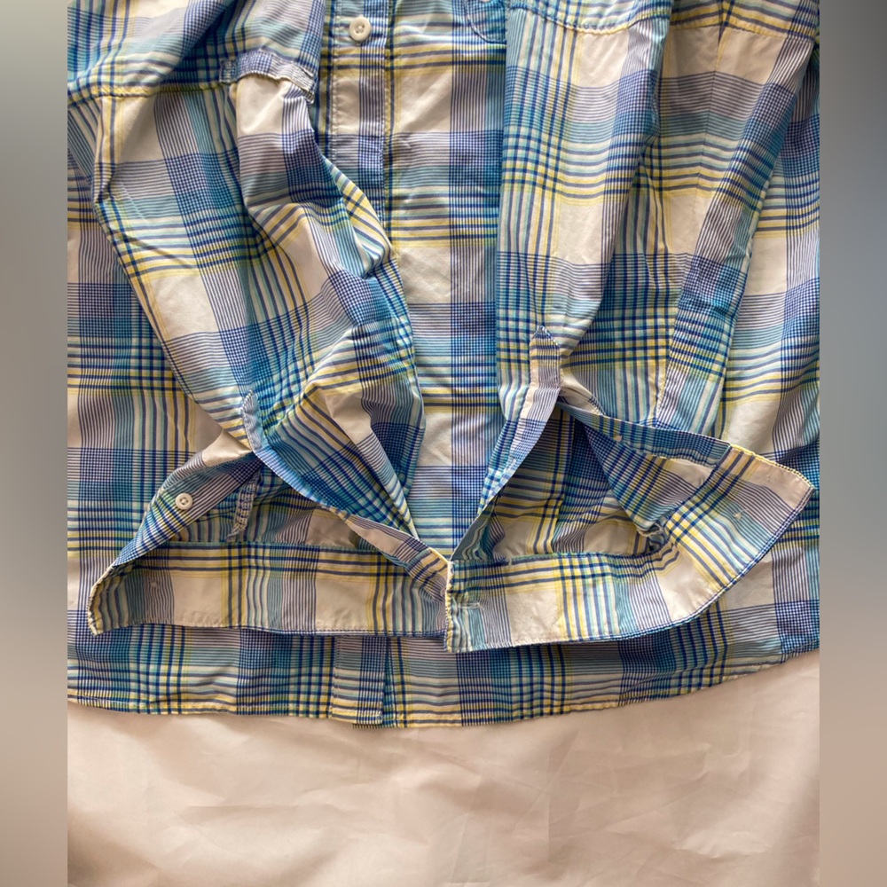 Columbia PFG Super Bahama Long Sleeve Women XL Fishing Shirt MultiColored Plaid - Picture 9 of 16